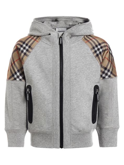 burberry sweatjacke grau|Burberry.